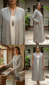 Sutra Rekha Jacket Set